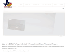 Tablet Screenshot of dfwbathandglass.com